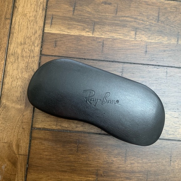❤Ray Ban Hard Glasses Clamshell Case Black - Picture 2 of 2